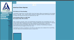 Desktop Screenshot of americancheer.com